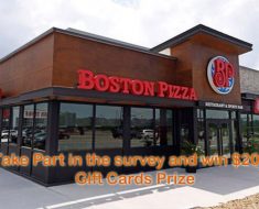 Boston Pizza Guest Survey